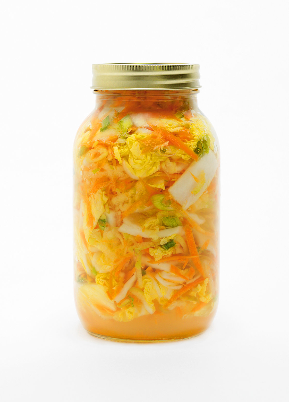 Kimchi-mit Kohl, Apfel und Karotte